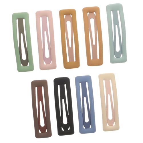 TOYZFRIENDY 9 Stück Teiliges Matte Haarklammern für Mädchen Rutschfeste Vielseitige Haarspangen in dezenten Farben Leichte Strapazierfähige Clips für Haartypen und Frisuren von TOYZFRIENDY