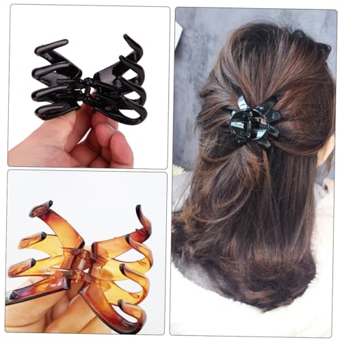 TOYZFRIENDY 9 Stück Teiliges Octopus Haarspangen Kunststoff Haarklammern Rutschfest für Damen und Mädchen Kleine Krallenklammern für Dickes Haar Vielseitige Haarschmuck Accessoires für Alltag von TOYZFRIENDY