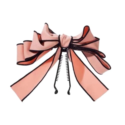 TOYZFRIENDY Bananenclip Haarklammer mit Schleifen design Robuste Haarklammer für Damen Vertikale Ponytail spange für Mittleres Dickes Haar Rutschfest und Hautfreundlich Vielseitiger TOYZFRIENDY Bananenclip Haarklammer mit Schleifen design Robuste Haarklammer für Damen Vertikale Ponytail spange für Mittleres Dickes Haar Rutschfest und Hautfreundlich Vielseitiger von TOYZFRIENDY
