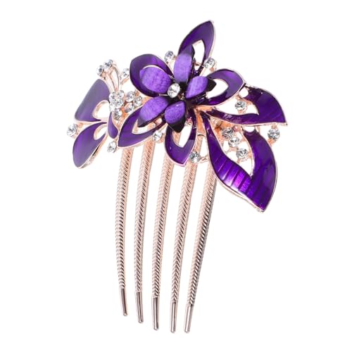 TOYZFRIENDY Blumen Haarreif für Braut Eleganter Haarschmuck mit Strasssteinen Perfektes Accessoire für Hochzeiten und Partys Geeignet für Frauen von TOYZFRIENDY
