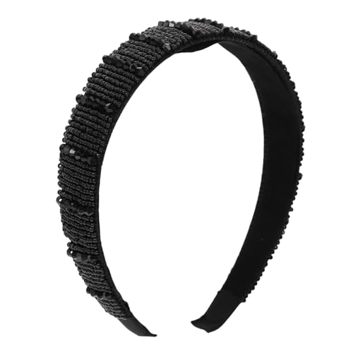 TOYZFRIENDY Breites Handgefertigtes Strass Haarband Damen und Mädchen Modisches Stirnband Haarschmuck für Partys und Festliche Anlässe Eleganter Kopfschmuck von TOYZFRIENDY