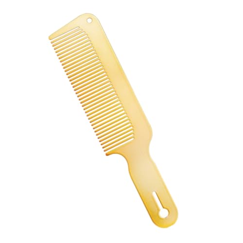TOYZFRIENDY Breitzahnkamm aus Robustem Stahl mit Elegantem Goldfarbenem Griff Langlebiger Herren haarkamm für Styling Einfache Handhabung für Friseur und Haarpflege von TOYZFRIENDY