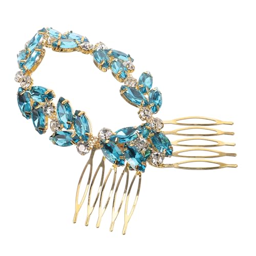 TOYZFRIENDY Bunte Glas strass Haarnadel für Braut Haarschmuck Elegant Modisch Party Haarklammer Damen Hochzeit Zubehör von TOYZFRIENDY