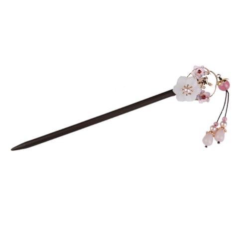 TOYZFRIENDY Chinesische Vintage Haarnadel Holz Haarschmuck Eleganter Retro Haarstab für Damen Klassischer Chinesischer Stil Geeignet für Hanfu Festliche Frisuren und Alltagslook von TOYZFRIENDY