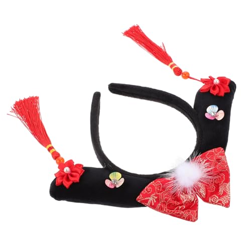 TOYZFRIENDY Chinesisches Stirnband im Königlichen Stil Dekoratives Haaraccessoire für Damen Geeignet für Hochzeiten Partys und Festliche Anlässe Teilig Vielseitig Kombinierbar und Stilvoll von TOYZFRIENDY
