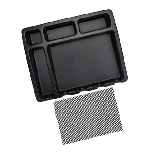 TOYZFRIENDY Clipper Halter Organizer Tray mit Rutschfester Matte Langlebiger Haarschneider Aufbewahrungsbox für Professionelle Barbier Werkzeuge Platzsparend und Praktisch für Stylisten von TOYZFRIENDY