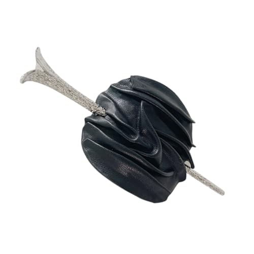 TOYZFRIENDY Eleganter Leder Haarstab für Frauen Langlebiger Haarklammer Leichtes Ponytail Haarpin Vintage Haarschmuck für Alltag Hochzeit Party und Geschenk Geeignet für Verschiedene von TOYZFRIENDY