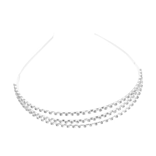 TOYZFRIENDY Eleganter Strass haarreif für Damen Hochzeitskopfschmuck Braut Stirnband mit Funkelnden Kristallen Leicht Komfortabel für Festliche Anlässe und Alltag Geeignet von TOYZFRIENDY