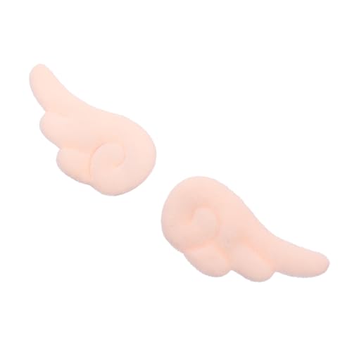 TOYZFRIENDY Engelsflügel Haarklammern aus Weichem Plüsch Stylische Flügel haarspangen für Partys Alltag und Festliche Anlässe Bequem Langlebig und Leicht Tragbar Rosa Haarschmuck für Mädchen von TOYZFRIENDY