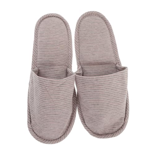 TOYZFRIENDY Faltbare Reisehausschuhe Damen Leicht Weich Baumwolle Tragbar Bequem Faltbar für Flugzeug und Unterwegs von TOYZFRIENDY