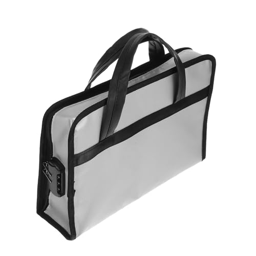 TOYZFRIENDY Feuerfester Business Aktenkoffer mit Mehrfachem Stauraum Langlebigem Material und Stilvollem Design Handlicher Dokumententasche für Reise Büro und Sichere Aufbewahrung Wichtiger von TOYZFRIENDY