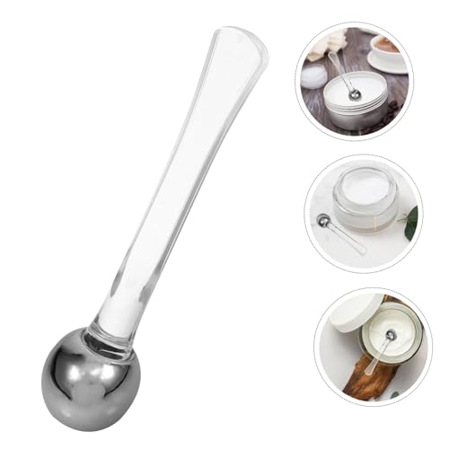 TOYZFRIENDY Gesichtsspatel Mini Augencreme Kosmetikspatel Creme Löffel Transparent Schonender Make Up Stick für Präzise Dosierung und Gleichmäßige Anwendung Leicht und Praktisch für Reisen von TOYZFRIENDY