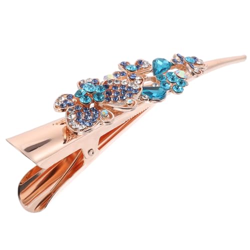 TOYZFRIENDY Große Haarklammer Damen mit Strasssteinen Leichter Vintage Haarschmuck Haarspange für Dünnes Haar Vielseitiger Haarklammer für Party Alltag und Festliche Anlässe von TOYZFRIENDY