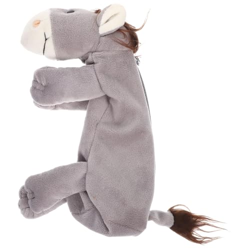 TOYZFRIENDY Großes Federmäppchen mit Reißverschluss Flauschiges Plüsch Tiermotiv Kreatives Mäppchen für Jungen Mädchen Schreibwaren Stifte Aufbewahrungstasche Praktisch und Tragbar von TOYZFRIENDY