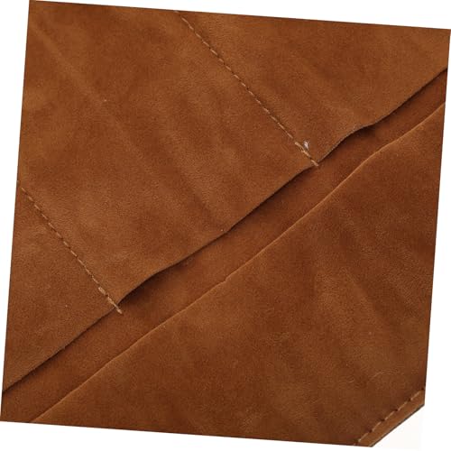 TOYZFRIENDY Großes Vintage Rollmäppchen aus Leder mit Schatzkartenmuster Geräumiges Federmäppchen Tragbare Stifttasche mit Glattem Bezug für Schule Büro und Künstlerbedarf von TOYZFRIENDY