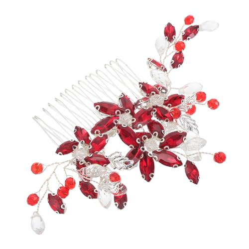 TOYZFRIENDY Haarkamm Mit Strasssteinen Für Braut Und Hochzeit Funkelndes Haaraccessoire Für Frauen Dekorativer Seitenkamm Für Formelle Anlässe von TOYZFRIENDY