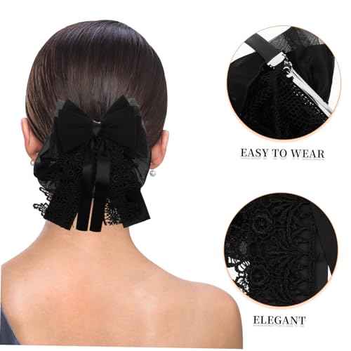 TOYZFRIENDY Haarnetz Snood Haarnetz Dutt Abdeckung Haarnetze Für Frauen Haarschmuck Abdeckung Haarspangen Netz Snood Arbeitsstyling Zubehör Französische Haarspangen Tanzzubehör von TOYZFRIENDY