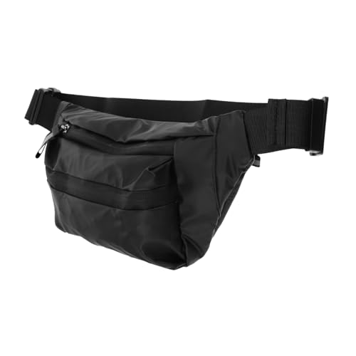 TOYZFRIENDY Herren Sling Bag Brusttasche Verstellbar mit Langlebigem Reißverschluss Praktische Umhängetasche für Outdoor Sport Radfahren Reisen und Alltag Handytasche zum Umhängen in Schwarz von TOYZFRIENDY