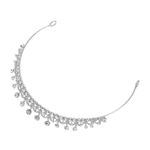TOYZFRIENDY Hochzeit Tiara Krone aus Legierung und Strass Leichter Haarschmuck für Braut Geburtstag und Abschlussball Komfortabel und Langlebig Festlicher Kopfschmuck für Damen von TOYZFRIENDY