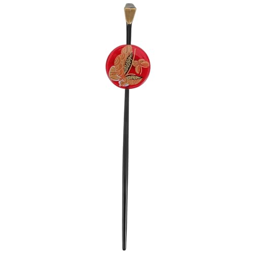 TOYZFRIENDY Japanischer Vintage Haarschmuck Traditioneller Japanischer Haarnadel Chopstick Leichter Langlebiger Retro Haarpin für Frauen und Mädchen Authentisches Asiatisches Accessoire für von TOYZFRIENDY