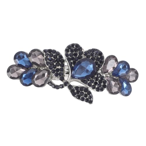 TOYZFRIENDY Koreanische Haarklammer mit Strasssteinen Große Elegante Haarspange Sicherer Federclip Modischer Brautschmuck für Damen und Mädchen Geeignet für Alltag und Besondere Anlässe von TOYZFRIENDY