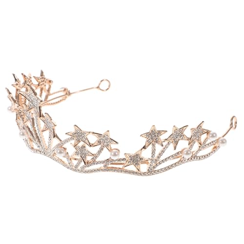 TOYZFRIENDY Kristallkrone Haarreif Damen Tiara Braut Hochzeit Accessoire Elegant Leicht Für Festliche Anlässe Party Tanz von TOYZFRIENDY