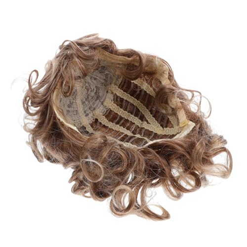 TOYZFRIENDY Kurzhaarperücke Damen Kurz Lockige Synthetikperücke Hochtemperaturfaser Party Cosplay Alltag Europäischer Stil Pflegeleicht Stylisch von TOYZFRIENDY