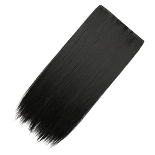TOYZFRIENDY Lange Glatte Clip in Haarverlängerung für Frauen Synthetisches Haarteil Nahtlos und Komfortabel Einfach zu Tragen für Partys und Besondere Anlässe von TOYZFRIENDY