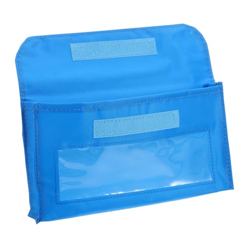 TOYZFRIENDY Magnetischer Whiteboard Marker Halter Blau mit Magnetische Aufbewahrungstaschen Multifunktionaler Stifthalter für Büro und Klassenzimmer Tragbare Organizer für Whiteboard Marker von TOYZFRIENDY