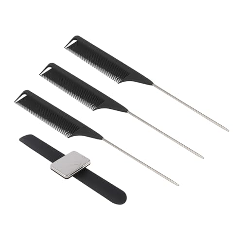 TOYZFRIENDY Magnetisches Haarpin Halter Armband Teiligem Kamm Langlebiges Friseurzubehör für Barbershop Praktisches Haarschneide Styling tool Schwarzes Organizer Haar accessoire von TOYZFRIENDY