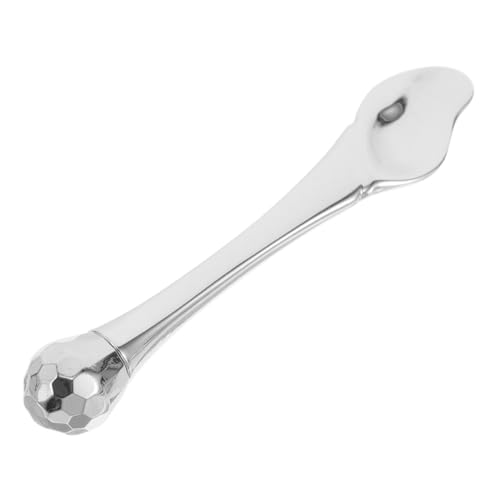 TOYZFRIENDY Metall Augencreme Spatel und Massage Stab Ergonomischer Gesichtscreme Löffel für Präzises Auftragen und Entspannende Augenmassage zur Linderung von Augenmüdigkeit Kosmetisches von TOYZFRIENDY