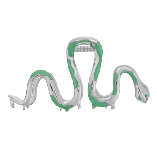 TOYZFRIENDY Modische Haarklammer Schlange Metall mit Strassbesatz Großer Krallenclip für Mädchen Langlebige Haarspange für Dickes und Langes Haar Eleganter Haarschmuck für Party Hochzeit von TOYZFRIENDY