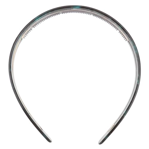 TOYZFRIENDY Non Slip Acetate Tortoiseshell Hairband mit Zahn Design Modisches Stirnband für Damen Geeignet für Gesichtspflege Party und Alltag Eleganter Haarschmuck von TOYZFRIENDY