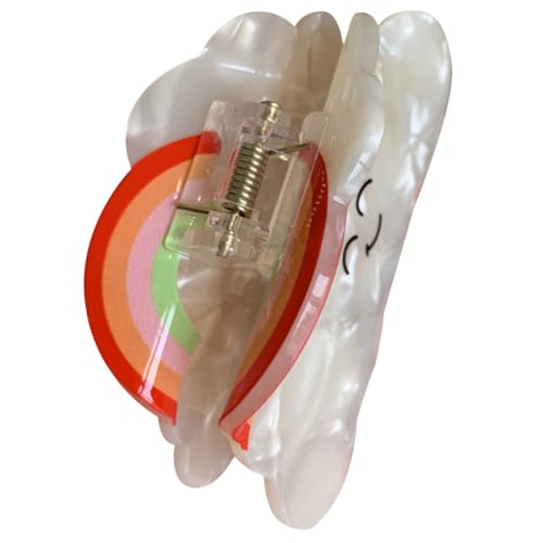 TOYZFRIENDY Nonslip Wolkenförmiger Haarkralle Rutschfeste Haarklammer für Dickes Haar Damen Modischer Haarschmuck Starker Halt Vielseitig Einsetzbar von TOYZFRIENDY