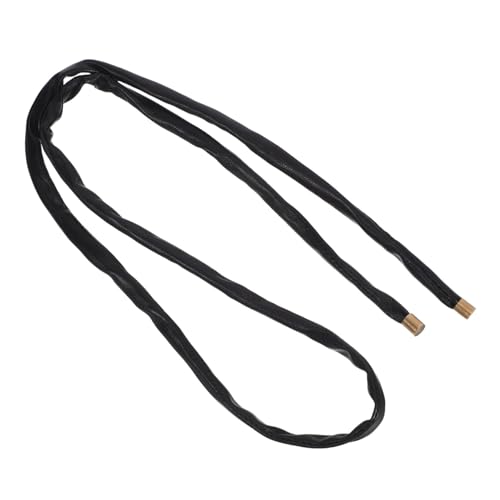 TOYZFRIENDY PU Leder Haarreif Verstellbar Haarband Haar Accessoire für Mädchen Frauen Vielseitig Tragbar als Stirnband oder Pferdeschwanzhalter Schwarz Langlebig Weich Komfortabel von TOYZFRIENDY