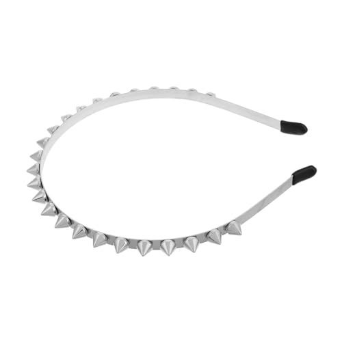 TOYZFRIENDY Punk Stirnband mit Scharfen Nieten aus Langlebiger Legierung Modisches Gothic Haarschmuck accessoire für Frauen für Festivals Konzerte und Cosplay mit Zusätzlichem von TOYZFRIENDY
