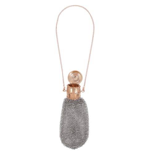 TOYZFRIENDY Retro Metal Mesh Münzgeldbörse mit Drehverschluss Vintage Mini Geldbeutel für Münzen und Kleinteile Robuste Tragbare Damen Münztasche im Klassischen Stil von TOYZFRIENDY