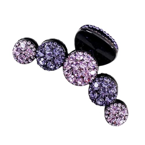 TOYZFRIENDY Rhinestone Haarklammer Elegant Modisch Leicht Violett Haarspange für Damen Frauen Party Hochzeit Alltag von TOYZFRIENDY