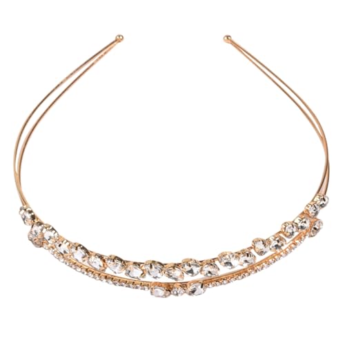 TOYZFRIENDY Rhinestone Haarreif für Hochzeiten Funkelnder Haarschmuck mit Strasssteinen für Damen Vielseitig Einsetzbar für Partys Zeremonien und Tägliches Tragen aus Langlebigem von TOYZFRIENDY