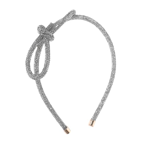 TOYZFRIENDY Rhinestone Haarschmuck Braut Haarband mit Schleife Eleganter Schmuck für Hochzeit Damen Stirnband Leicht und Robust Vielseitiges Accessoire für Braut und Mädchen von TOYZFRIENDY