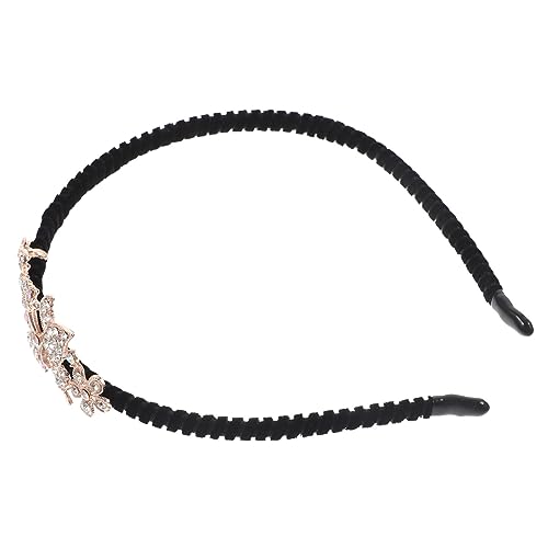 TOYZFRIENDY Rutschfester Haarschmuck mit Funkelnden Strasssteinen Elastisches Damen Haarband für Hochzeit Party Tanz und Festliche Anlässe Dekoratives Stirnband Bequem und Sicher zu Tragen von TOYZFRIENDY