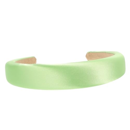 TOYZFRIENDY Satin Stirnband Damen Gepolstert Dünn Breites Haarband für Frauen und Mädchen Modisches Haarschmuck Alltag Party Sport von TOYZFRIENDY