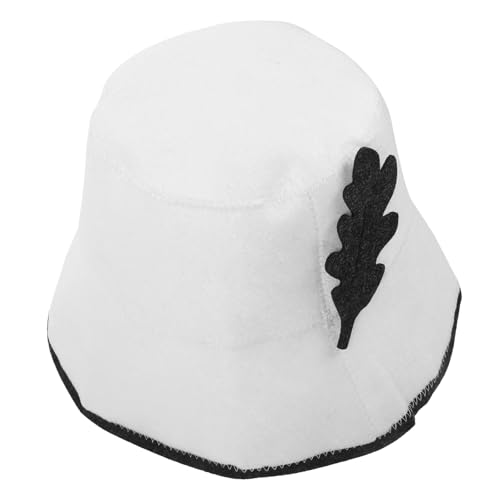 TOYZFRIENDY Saunahut Filz Sauna Mütze Wasserabsorbierend Hitzeschutz Komfortable Saunakappe für Damen und Herren Große Strapazierfähig und Formbeständig für Sauna und Dampfbad von TOYZFRIENDY