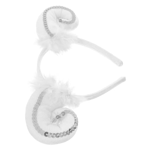 TOYZFRIENDY Schaf Ohren Stirnband Cartoon Haarreif Kostüm Accessoire Leicht und Bequem für Cosplay Party Verkleidung Weiß von TOYZFRIENDY
