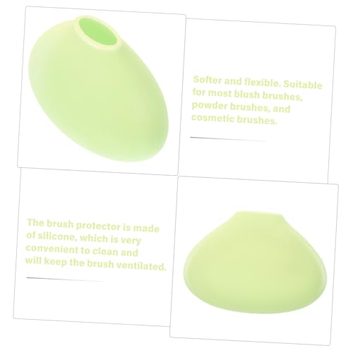 TOYZFRIENDY Silikon Makeup Pinsel Schutzkappen Flexibel Wiederverwendbar Waschbar Pinsel Organizer Leicht für Reise Kosmetiktasche Atmungsaktiv Robust Langlebig von TOYZFRIENDY