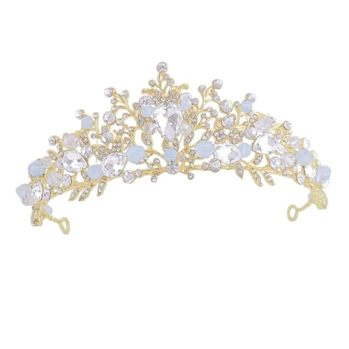 TOYZFRIENDY Junge Mädchen Tiara Krone Für Mädchen Kopfschmuck Kristallen Dekorative Haarschmuck Für Mädchenfotos von TOYZFRIENDY
