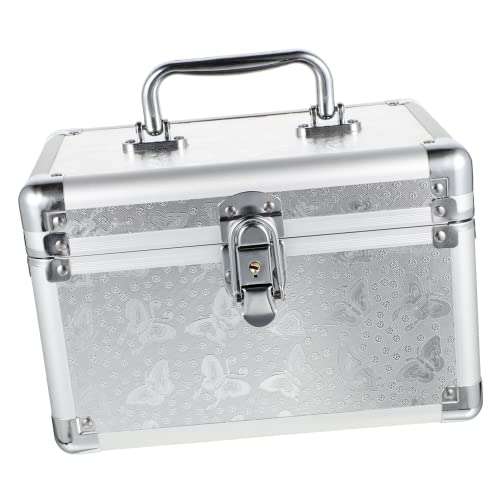 TOYZFRIENDY Tragbarer Kosmetikkoffer aus Mehrschichtiger Makeup Organizer mit Doppelöffnung Profi Schminkbox für Visagisten Praktischer Beauty Case für Reisen und Arbeit von TOYZFRIENDY