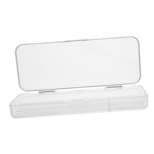 TOYZFRIENDY Transparente Große Aufbewahrungsbox mit Deckel Stapelbarer Stiftehalter aus Robustem Kunststoff Praktischer Schreibtisch Organizer für Bleistifte Marker und Malutensilien für von TOYZFRIENDY