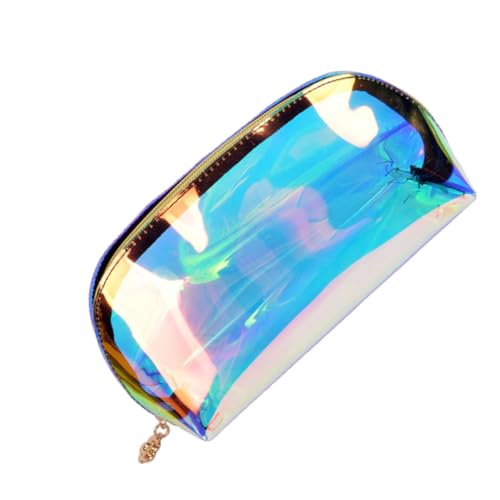 TOYZFRIENDY Transparente Make up Tasche Groß Holographisch Reise Kosmetiktasche Multifunktional Reiseorganizer Tasche für Damen und Herren Praktisches Portemonnaie und Kulturbeutel Handlich von TOYZFRIENDY
