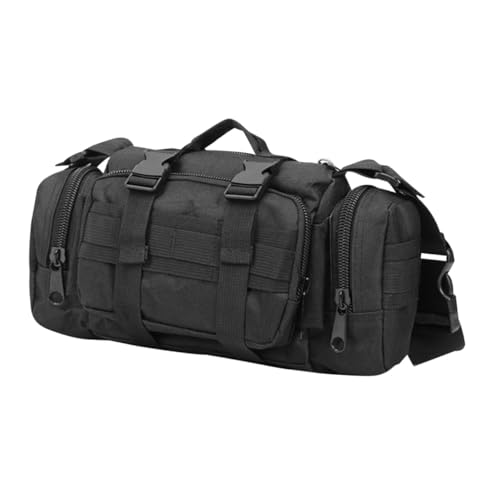 TOYZFRIENDY Verstellbare Leichte Outdoor Hüfttasche mit Robustem Reißverschluss Multifunktionale Crossbody Schultertasche für Wandern Camping Laufen und Radfahren von TOYZFRIENDY